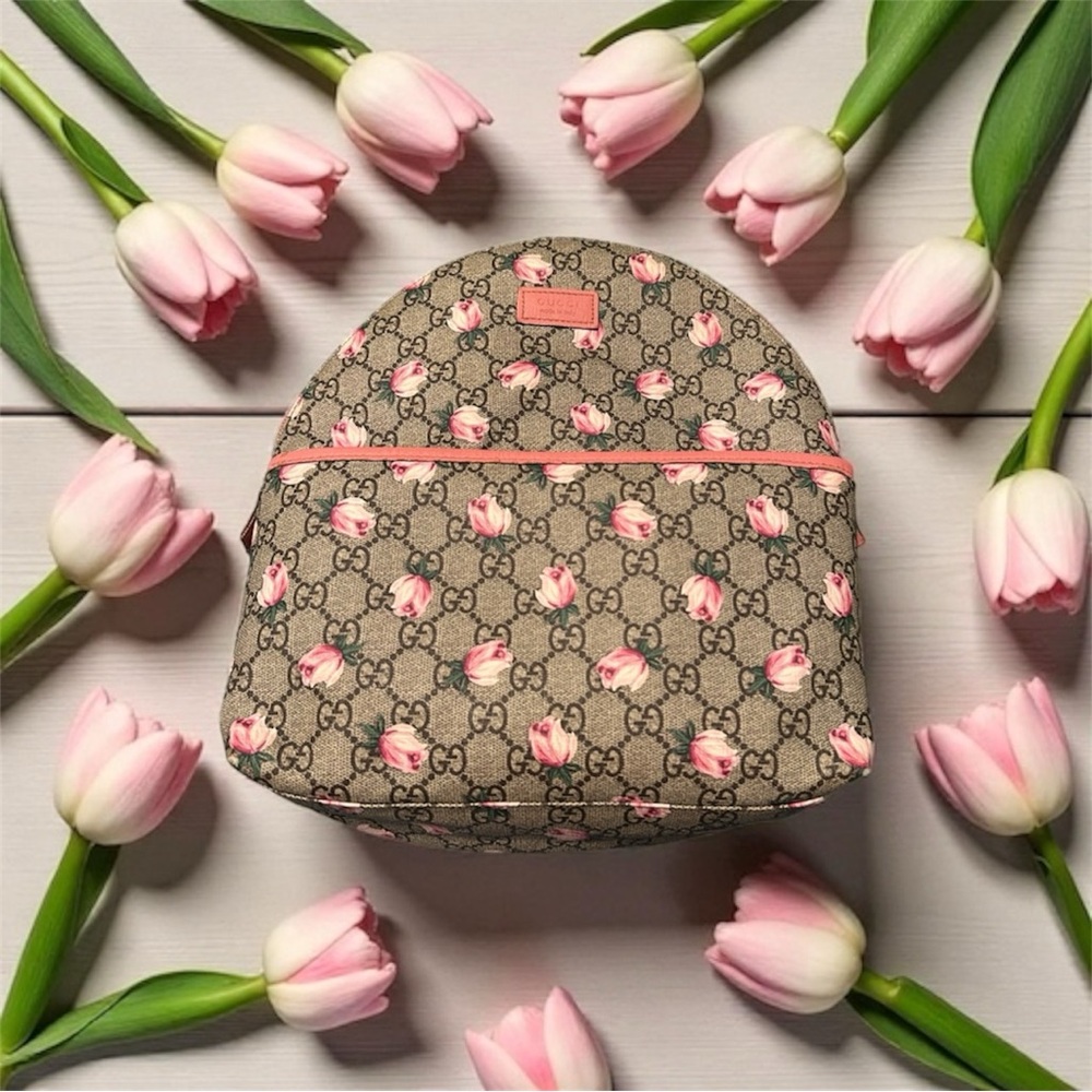 Gucci Supreme Rosebud Backpack